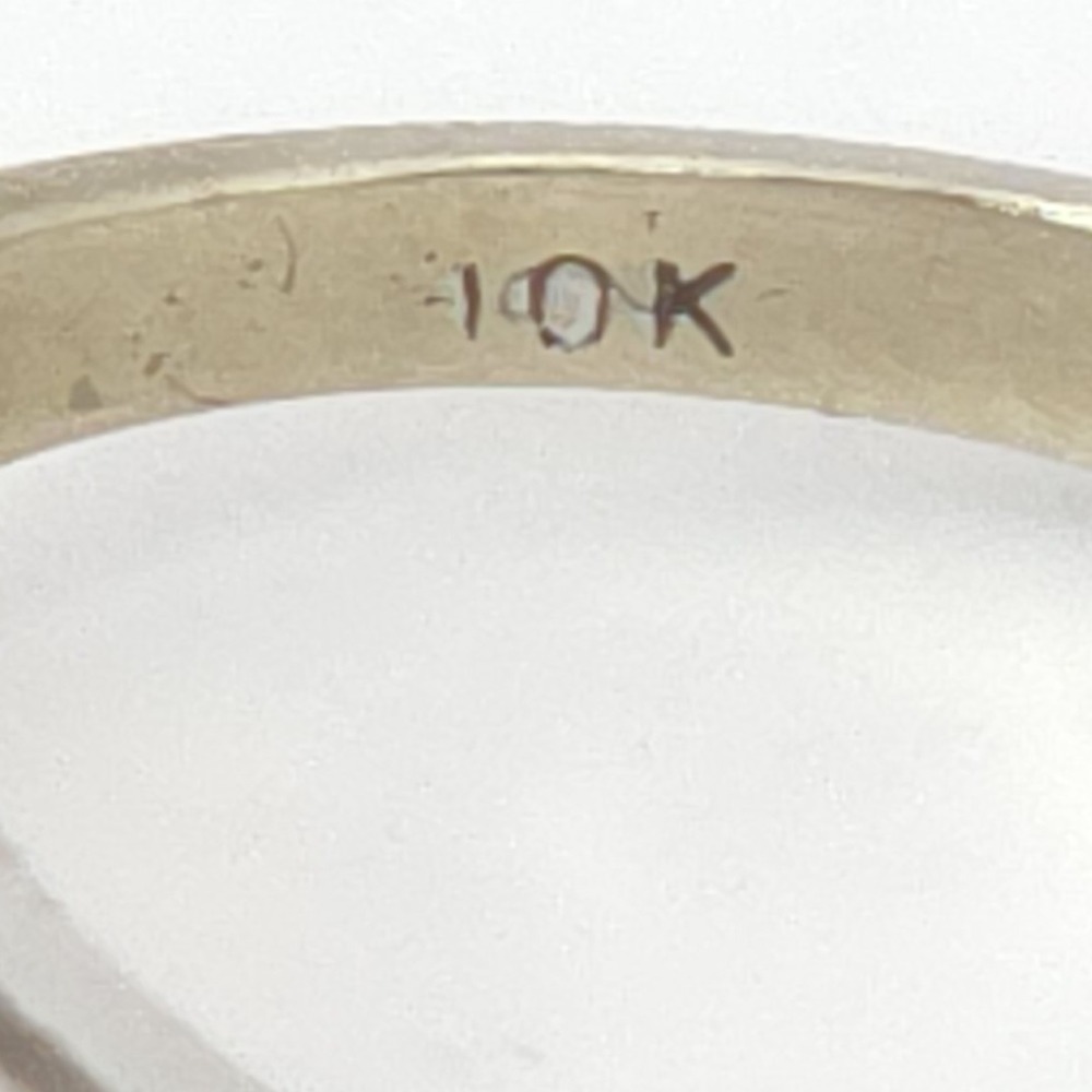.60ct 10k Emerald Cut Purple Blue Synthetic Alexandrite Ring Child Size 2.25 - Picture 5 of 17